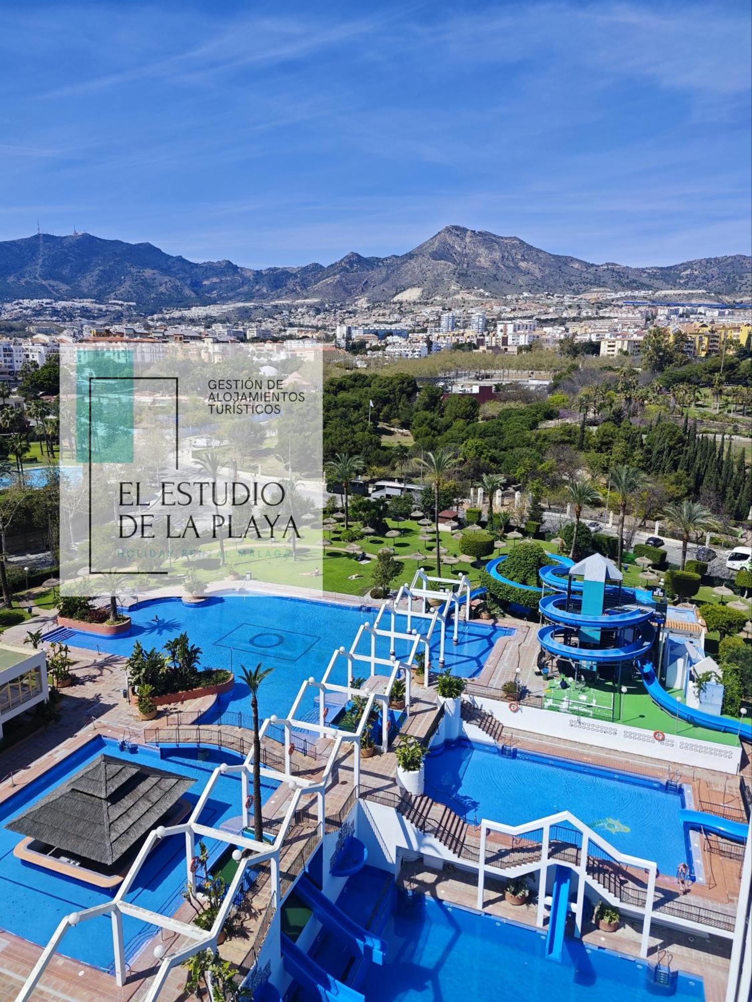 El Estudio De La Playa Benalbeach New 1Bd, Piscinas, Playa Y Vistas Al Mar Ref504 Benalmádena Exteriér fotografie